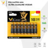 Pin AA/Pin AAA Ultra Alkaline Vigear Chính Hãng Không Chảy Nước, Bền Lâu, Bảo Quản Tới 10 Năm