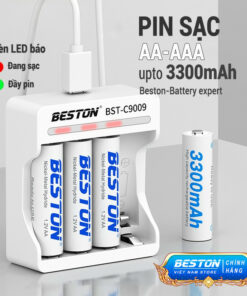 Pin sạc AA/AAA dung lượng cao cho micro, đồng hồ, đồ chơi, remote, đèn pin.