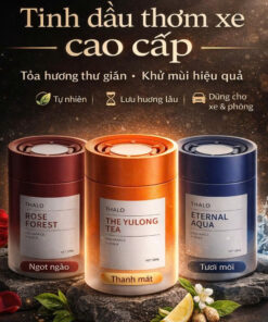 Sáp Thơm Ô Tô Thiên Nhiên Cao Cấp 180g – Nước Hoa Ô Tô Khuếch Tán Hương Thơm Lâu, Trang Trí Xe Hơi