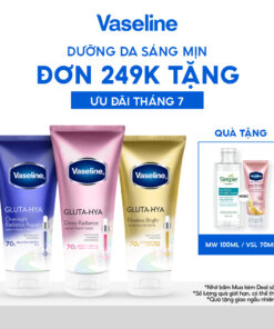 Serum Vaseline Gluta-Hya Dưỡng Da Sáng Mịn Sau 5 Ngày 300ML (bao bì tùy đợt nhập hàng)