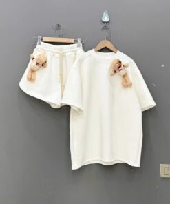 Sét Bộ Đùi Nữ Trơn Chất cotton + Kèm 2 Gấu