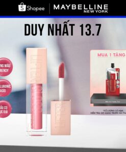 Son Bóng Lifter Gloss cho Đôi Môi Đầy Căng Mọng Kẹo cùng Hyaluronic Acid Maybelline New York 5.4ML