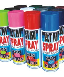 Sơn xịt ATM Spray Đủ Màu Giá sỉ (Mầu gì k có trong bảng các bạn nt hỏi mầu nhé) - Thiết Bị Điện Minh Đức