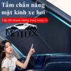 Tấm chắn nắng kính chắn gió ô tô Tấm che nắng tráng bạt titan 2 lớp chống UV giảm nhiệt độ bảo vệ nội thất ô tô