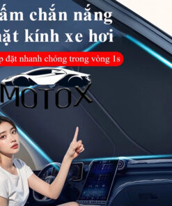 Tấm chắn nắng kính chắn gió ô tô Tấm che nắng tráng bạt titan 2 lớp chống UV giảm nhiệt độ bảo vệ nội thất ô tô