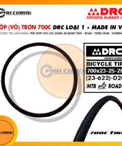 Vỏ Lốp Xe Đạp 700x23C - 25C - 28C DRC Loại 1 - Cho Các Dòng Xe Sử Dụng Vành 700C