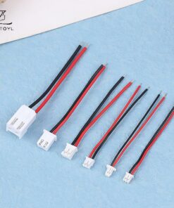 Ztoyl 10 Chiếc Mini JST 1.0 / 1.25 / 1.5 / 2.0 / 2.54 / 3.96mm PH 2.0mm XH 2.54mm 2 Pin Nam Nữ Cắm Ja Dây Cáp Kết Nối IR