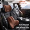 ✈️[Freeship] Gối tựa ô tô mẫu mới lõi cao su non + vỏ cotton thoáng khí
