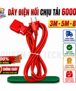 🎁 BEST SELL 🎁 DÂY ĐIỆN NỐI CHỊU TẢI 100% DÂY ĐỒNG – CÔNG SUẤT 6000W