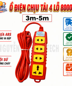 🎉 GIÁ HỜI 🎉Ổ ĐIỆN CHỊU TẢI 8000W - NHỰA ABS CHỊU NHIỆT - CHỐNG VỠ - LÕI SỨ