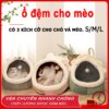 😻Ổ Đệm Cho Mèo,Giường mèo bông PP mềm mại, an toàn và thoáng khí